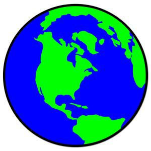 world, globe, ocean, continents